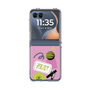 クリアケース［ Playful sticker - Dusty Pink ］