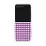 クリアケース［ Checkered Purple - ギンガムチェック パープル ］