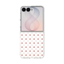 クリアケース［ CASEPLAY Crown dots Red - ケースプレイ・クラウン・ドッツ レッド ］