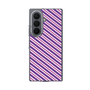 クリアケース［ Small Stripe - Purple × Pink ］