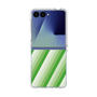 クリアケース［ Middle Stripe - Green ］