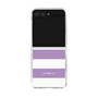 クリアケース［ Big Border - Purple ］
