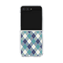 クリアケース［ Argyle - Blue ］