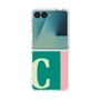 クリアケース［ オリジナル - initial color line - C green ］