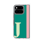 クリアケース［ オリジナル - initial color line - J green ］
