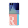クリアケース［ オリジナル - initial color line - R pink ］