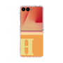 クリアケース［ オリジナル - initial two tone - H orange ］