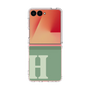 クリアケース［ オリジナル - initial two tone - H green ］