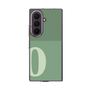 クリアケース［ オリジナル - initial two tone - O green ］