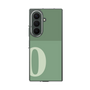 クリアケース［ オリジナル - initial two tone - O green ］