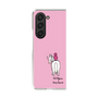 クリアケース［ おがわじゅり×デイリー×caseplay - 白毛 - ピンク ］