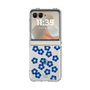 Clear Case［ BLUELOCK - Pentagon Pattern - Blue ］