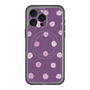 スリムプロテクションプレミアムケース with MagSafe［ 水彩ドット・レトロカラー - Purple ］