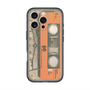 スリムプロテクションプレミアムケース with MagSafe［ RETORO CASSETTE TAPE - Skeleton Orange ］