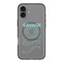 スリムプロテクションプレミアムケース with MagSafe［ SAVAGE Blue ］