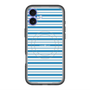 スリムプロテクションプレミアムケース with MagSafe［ Small Border - Blue ］