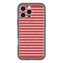 スリムプロテクションプレミアムケース with MagSafe［ Middle Border - Red ］