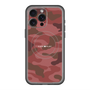 スリムプロテクションプレミアムケース with MagSafe［ Camouflage - Red ］
