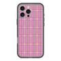 スリムプロテクションプレミアムケース with MagSafe［ Tartan Check - Pink ］