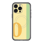 スリムプロテクションプレミアムケース with MagSafe［ オリジナル - initial color line - O yellow ］