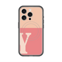 スリムプロテクションプレミアムケース with MagSafe［ オリジナル - initial two tone - Y pink ］