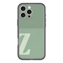 スリムプロテクションプレミアムケース with MagSafe［ オリジナル - initial two tone - Z green ］
