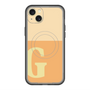 スリムプロテクションプレミアムケース with MagSafe［ オリジナル - initial two tone - G orange ］