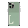 スリムプロテクションプレミアムケース with MagSafe［ オリジナル - initial two tone - L green ］