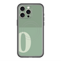 スリムプロテクションプレミアムケース with MagSafe［ オリジナル - initial two tone - O green ］