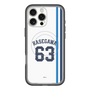 スリムプロテクションプレミアムケース with MagSafe［ 埼玉西武ライオンズ- #63 HASEGAWA - ホーム ］