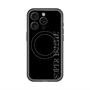 スリムプロテクションプレミアムケース with MagSafe［ SUPER PRIVATE - ロゴ - Black ］