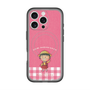 スリムプロテクションプレミアムケース with MagSafe［ ちびまる子ちゃん - ピンクチェック ］