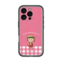 スリムプロテクションプレミアムケース with MagSafe［ ちびまる子ちゃん - ピンクチェック ］