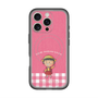 スリムプロテクションプレミアムケース with MagSafe［ ちびまる子ちゃん - ピンクチェック ］