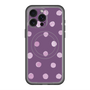 スリムプロテクションプレミアムケース with MagSafe［ 水彩ドット・レトロカラー - Purple ］