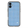 スリムプロテクションプレミアムケース with MagSafe［ Checkered Blue - ギンガムチェック ブルー ］