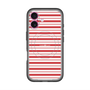 スリムプロテクションプレミアムケース with MagSafe［ Small Border - Red ］