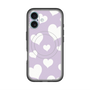 スリムプロテクションプレミアムケース with MagSafe［ Dot Hearts - Purple ］