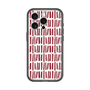 スリムプロテクションプレミアムケース with MagSafe［ Nordic - Red ］