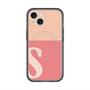 スリムプロテクションプレミアムケース with MagSafe［ オリジナル - initial two tone - S pink ］