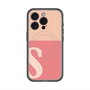 スリムプロテクションプレミアムケース with MagSafe［ オリジナル - initial two tone - S pink ］