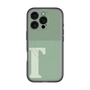 スリムプロテクションプレミアムケース with MagSafe［ オリジナル - initial two tone - T green ］