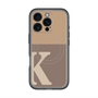 スリムプロテクションプレミアムケース with MagSafe［ オリジナル - initial two tone - K brown ］