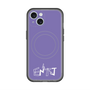スリムプロテクションプレミアムケース with MagSafe［ オリジナル - ENTJ 指揮官 - アルファベット - パープル ］