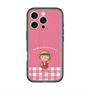 スリムプロテクションプレミアムケース with MagSafe［ ちびまる子ちゃん - ピンクチェック ］
