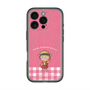 スリムプロテクションプレミアムケース with MagSafe［ ちびまる子ちゃん - ピンクチェック ］