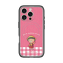 スリムプロテクションプレミアムケース with MagSafe［ ちびまる子ちゃん - ピンクチェック ］