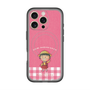 スリムプロテクションプレミアムケース with MagSafe［ ちびまる子ちゃん - ピンクチェック ］