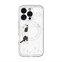 スリムプロテクションプレミアムケース with MagSafe［ 夢中に覗く三毛ねこ ］