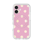 スリムプロテクションプレミアムケース with MagSafe［ 水彩ドット・レトロカラー - Pink ］